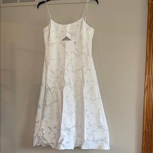 Banana Republic Elegant White Midi Dress
